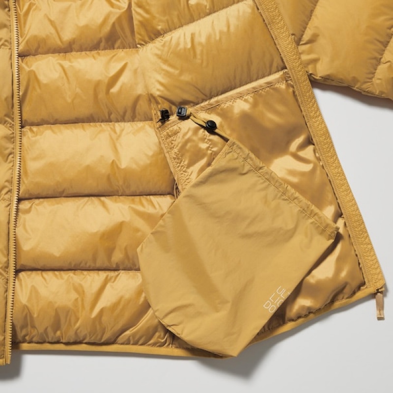 Uniqlo Ultra Light Down jackets Herre Gul | 2354-QZPNJ