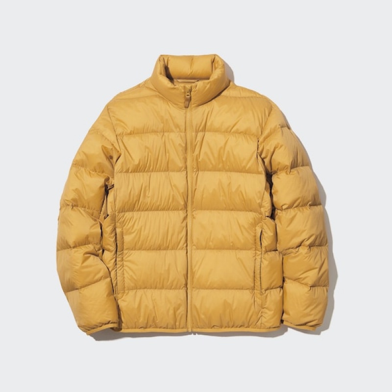 Uniqlo Ultra Light Down jackets Herre Gul | 2354-QZPNJ