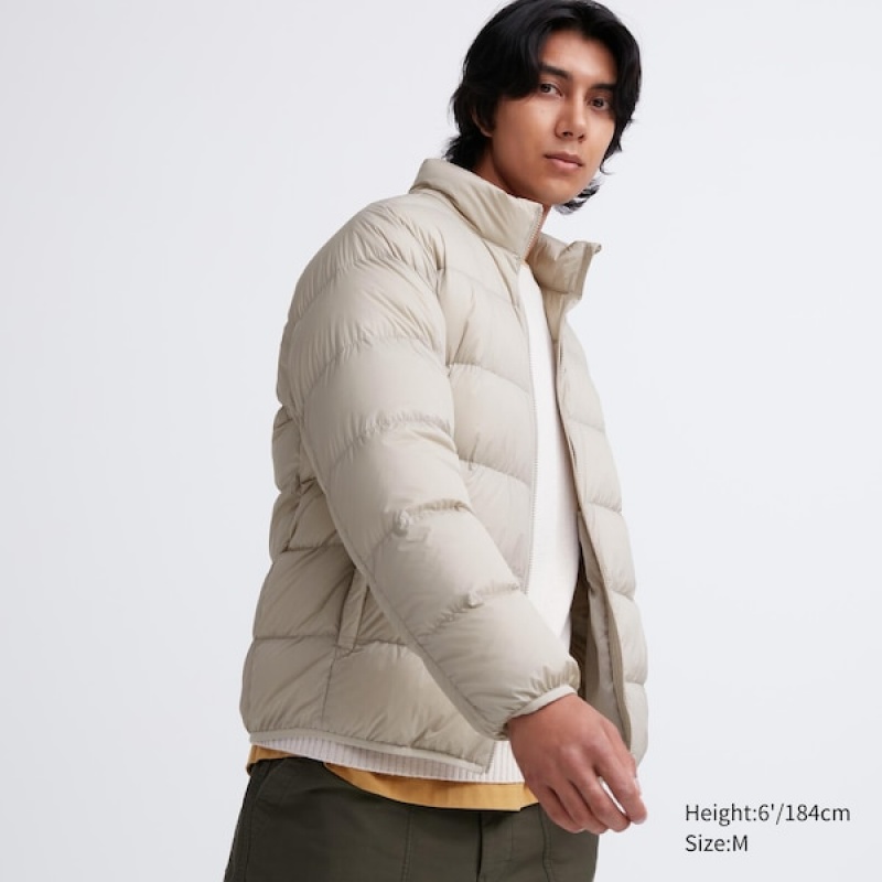 Uniqlo Ultra Light Down jackets Herre Hvite | RZICPO-541