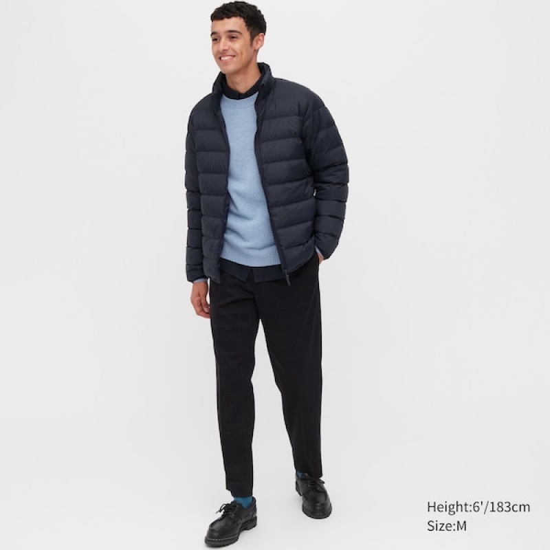 Uniqlo Ultra Light Down jackets Herre Marineblå | PIDNBM-026