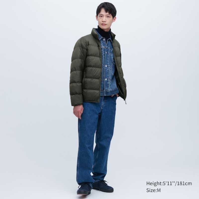 Uniqlo Ultra Light Down jackets Herre Olivengrønne | 8562-BDAKV