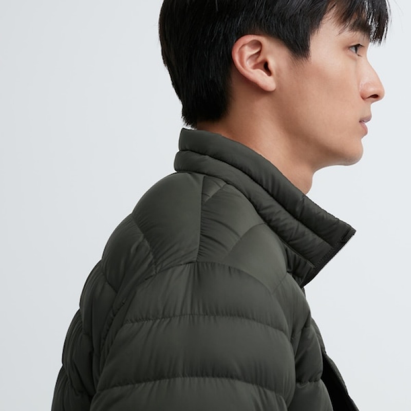 Uniqlo Ultra Light Down jackets Herre Olivengrønne | RGIPJU-413