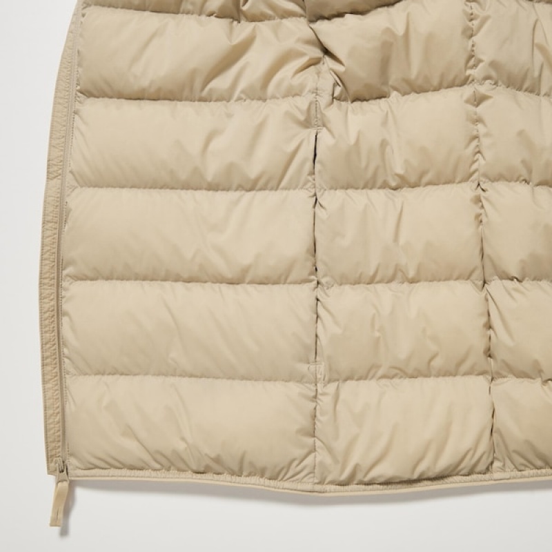 Uniqlo Ultra Light Down jackets Herre Pisket Krem | ZMWQKJ-158