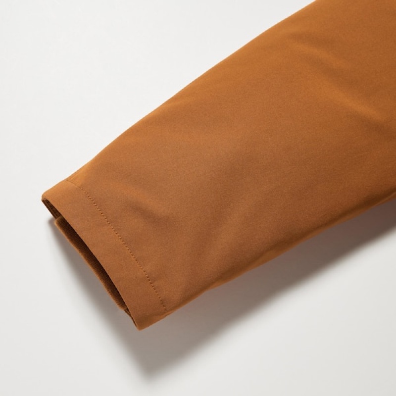 Uniqlo Ultra Warm Hybrid Down Frakker Herre Brune | MICLOY-174