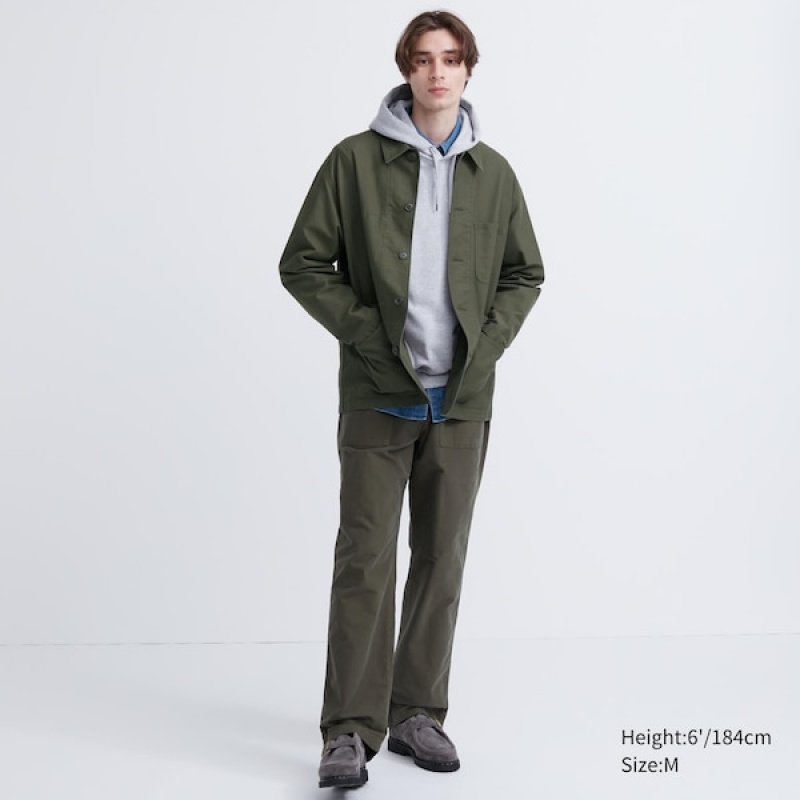 Uniqlo Utility jackets Herre Grønn | OBJZTI-985